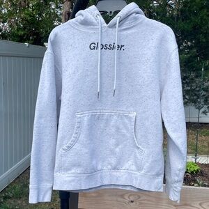 Glossier Hoodie in Terrazzo Speckled Grey